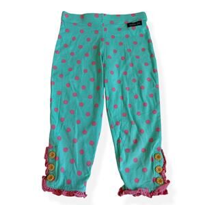 Matilda Jane Lot's of Dots Cropped Leggings Brilliant Daydream Girls 8